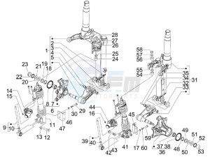 MP3 250 ie mic (USA) MP3 250 ie mic (China) USA drawing Front suspension - Shock absorbers