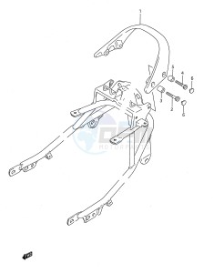 GSX750F (E28) drawing PILLION HANDLE