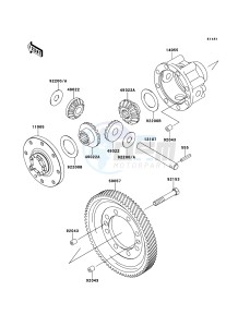 MULE 4010 TRANS 4x4 DIESEL KAF950G9F EU drawing Differential