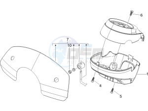 LXV 50 2T CH drawing Handlebars coverages