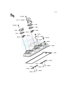 NINJA H2 / NINJA H2 CARBON ZX1000XHFA XX (EU ME A(FRICA) drawing Cylinder Head Cover