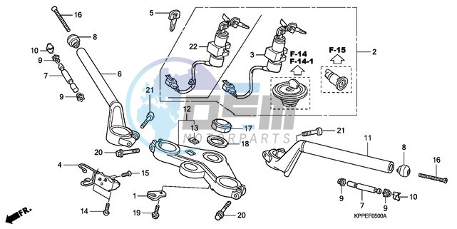 HANDLE PIPE/TOP BRIDGE