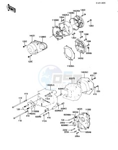 KZ 1000 K [LTD] (K1-K2) [LTD] drawing ENGINE COVERS