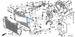 CB1000RAA E / ABS MPH drawing RADIATOR