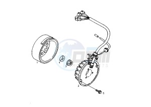 GPR NUDE - 125 cc drawing FLYWHEEL