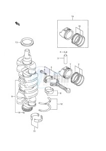 DF 140A drawing Crankshaft