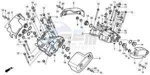 VT1100C2 drawing CYLINDER HEAD COVER (VT1100CV/CW/C2)