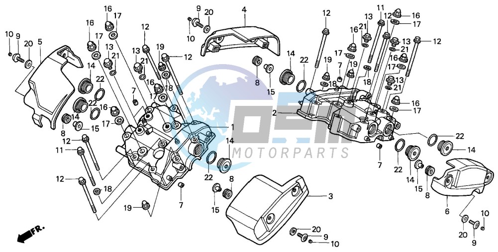 CYLINDER HEAD COVER (VT1100CV/CW/C2)