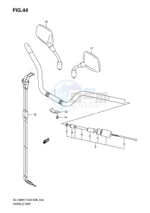 DL1000 (E3-E28) V-Strom drawing HANDLEBAR