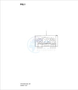 VZ1500K9 drawing GASKET SET