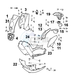 LUDIX 10 RBA ONE drawing COWLING