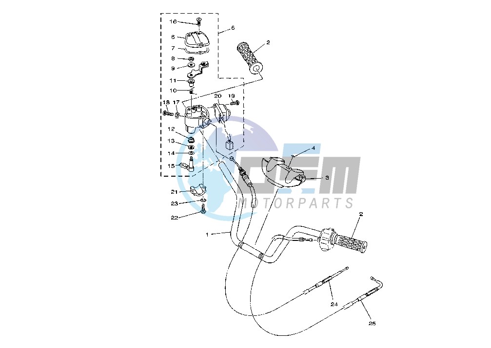 STEERING HANDLE -CABLE