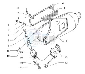 Skipper 125-150cc drawing Exhaust pipe