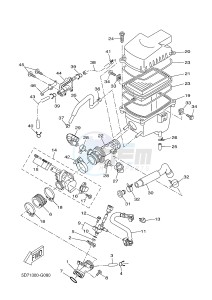 YZF-R125 R125 (5D7F 5D7F 5D7F) drawing INTAKE