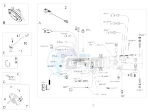 V9 Bobber 850 (EMEA) drawing Front electrical system