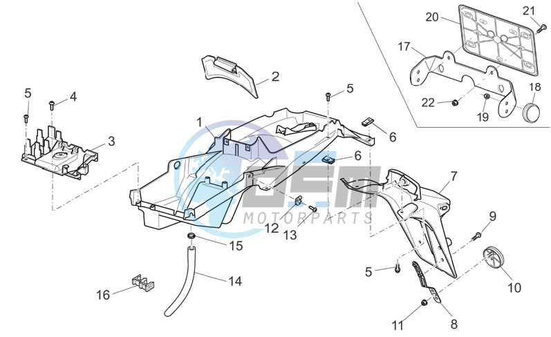 Rear body - Mudguard