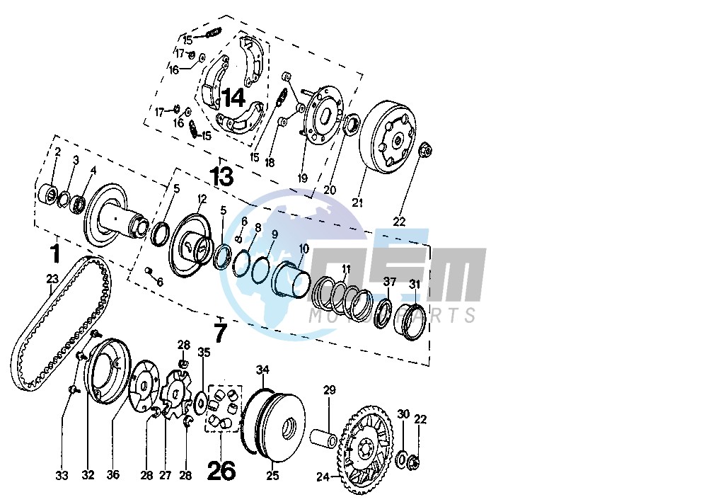 CLUTCH FOR PUMP KEIHIN