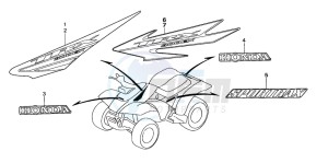 TRX300EX SPORTRAX drawing MARK (TRX300EX'05,'06)