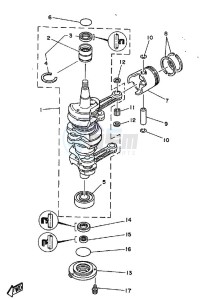 E60HE drawing CRANKSHAFT--PISTON