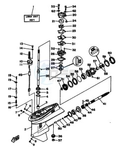 25QEO drawing LOWER-CASING-x-DRIVE-1