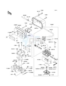 KAF 620 G [MULE 3000] (G6F-G8F) G8F drawing CARBURETOR