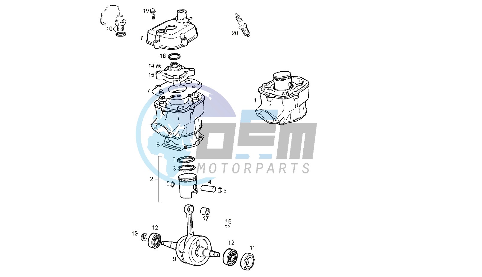 CRANKSHAFT - CYLINDER