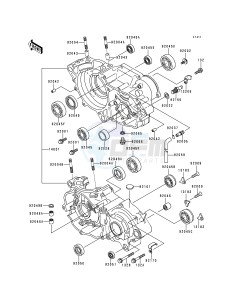 KX 250 L [KX250] (L2) [KX250] drawing CRANKCASE