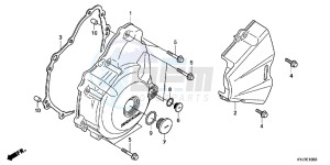 CBR250RAD CBR250R ABS 2E - (2E) drawing LEFT CRANKCASE COVER