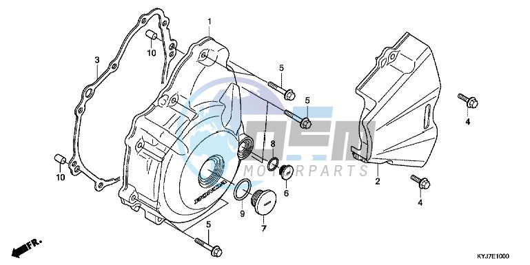 LEFT CRANKCASE COVER