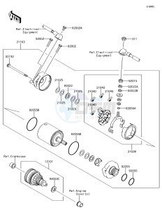 JET SKI ULTRA 310R JT1500NJF EU drawing Starter Motor