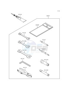 JH 750 B [SUPER SPORT XI] (B1-B3) [SUPER SPORT XI] drawing OWNERS TOOLS