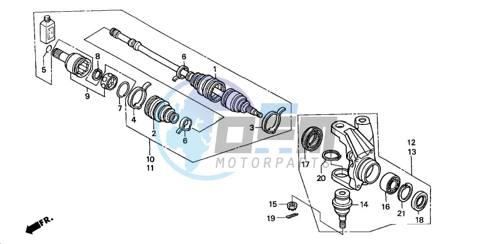 KNUCKLE (TRX350FM/FE)