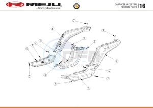 BYE-BIKE-25-KM-H-EURO4-HOLLAND-GREY drawing PLASTICS - COVERS MIDDLE