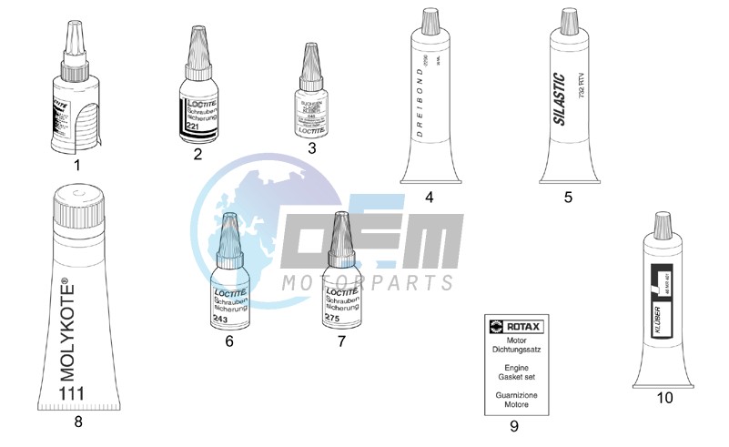 Sealing and lubricating agents