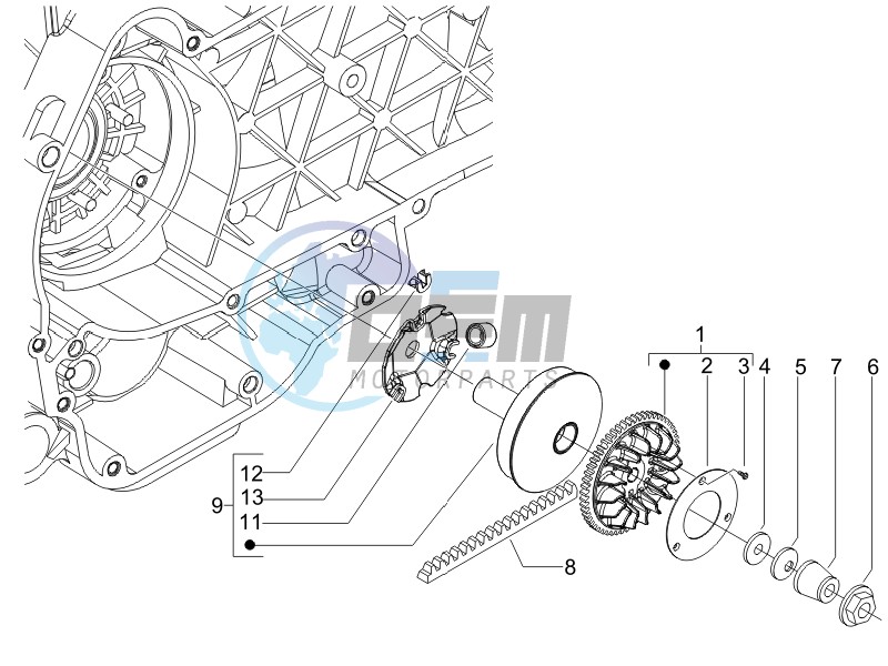 Driving pulley