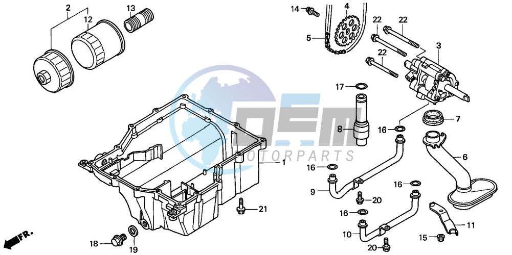 OIL PUMP/OIL PAN/ OIL FILTER