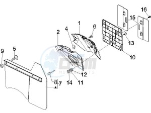 GTS 250 UK drawing Rear cover - Splash guard