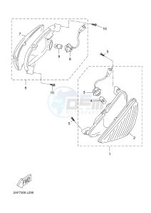 YN50F OVETTO 4 (2ACE) drawing FLASHER LIGHT