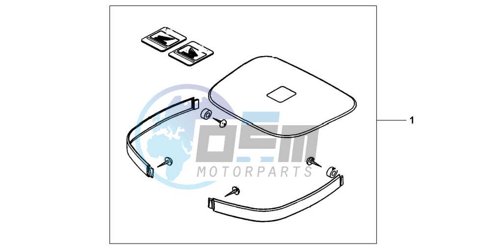 TOP BOX PANEL KIT