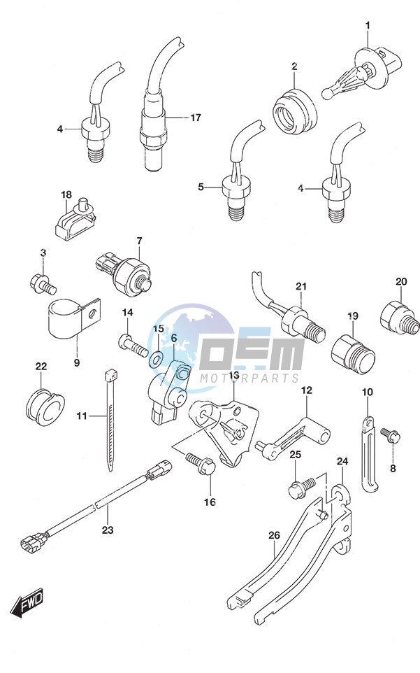 Sensor w/Transom (L)