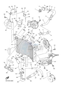 YZF-R6 600 R6 (2CX4 2CX5) drawing RADIATOR & HOSE