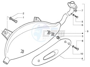 Granturismo 200 L U.S.A. drawing Silencer