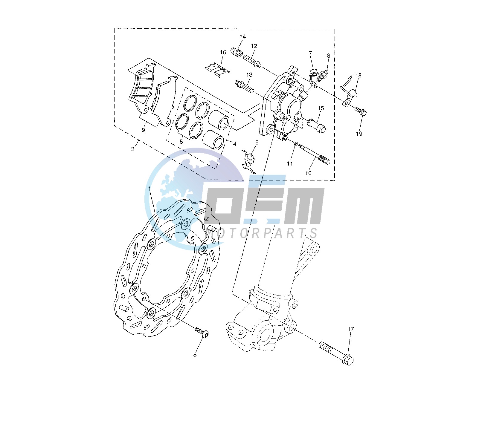 FRONT BRAKE CALIPER