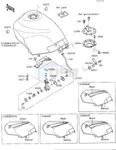 EX 250 F [NINJA 250R] (F2-F4) [NINJA 250R] drawing FUEL TANK