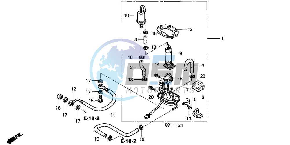 FUEL PUMP (CBR900RR2,3)