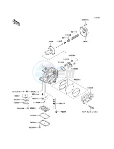 JH 1100 A [1100 ZXI] (A1-A5) [1100 ZXI] drawing CARBURETOR PARTS-- JH1100-A3_A4- -