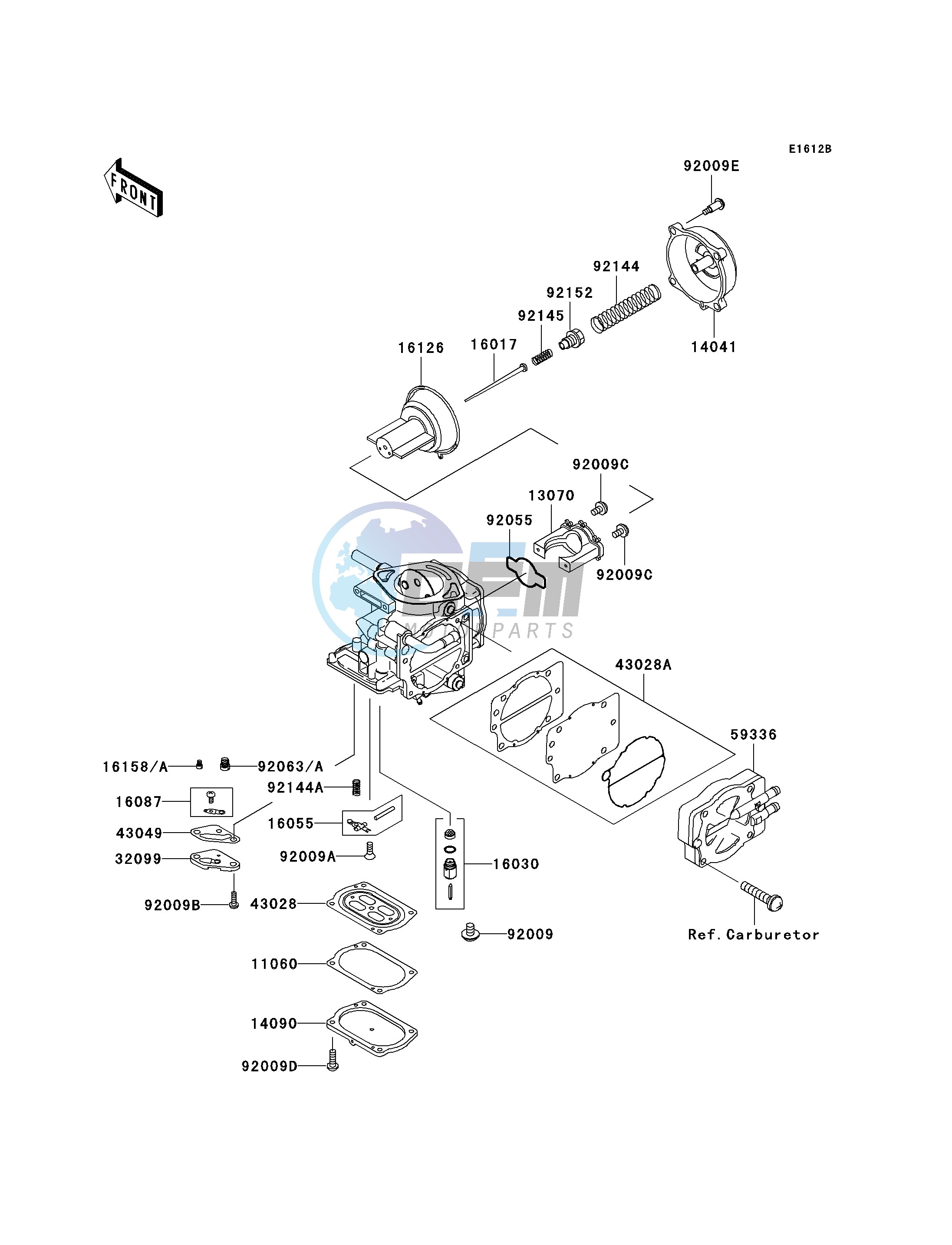 CARBURETOR PARTS-- JH1100-A3_A4- -