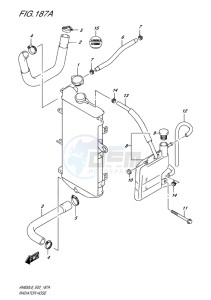 AN650 BURGMAN EU drawing RADIATOR HOSE