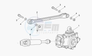 Breva V 850 IE IE drawing Transmission complete