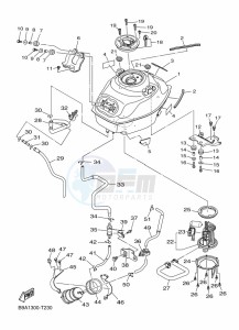 MT-03 MTN320-A (B9A7) drawing FUEL TANK